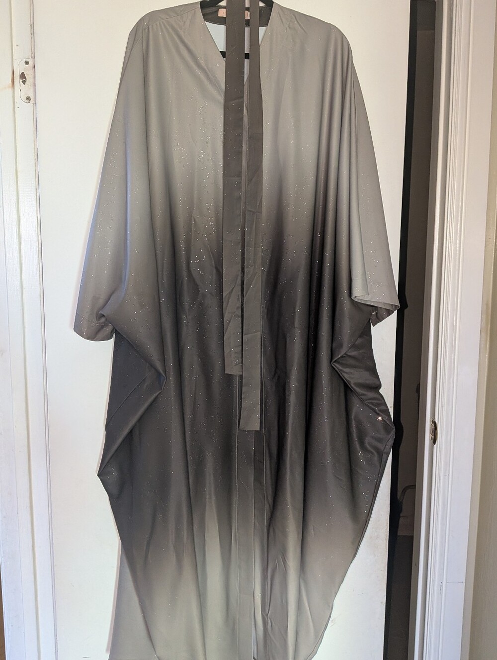 Niswa Fashion Green Ombre Butterfly abaya
